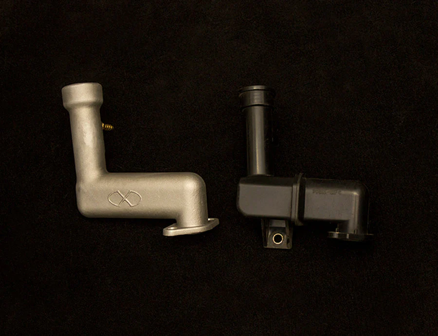 13B-REW Aluminum Oil Filler Neck - Image 4