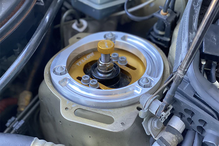 Garagistic - 190E (W201) Aluminum Front Strut Tower Reinforcements - Image 3