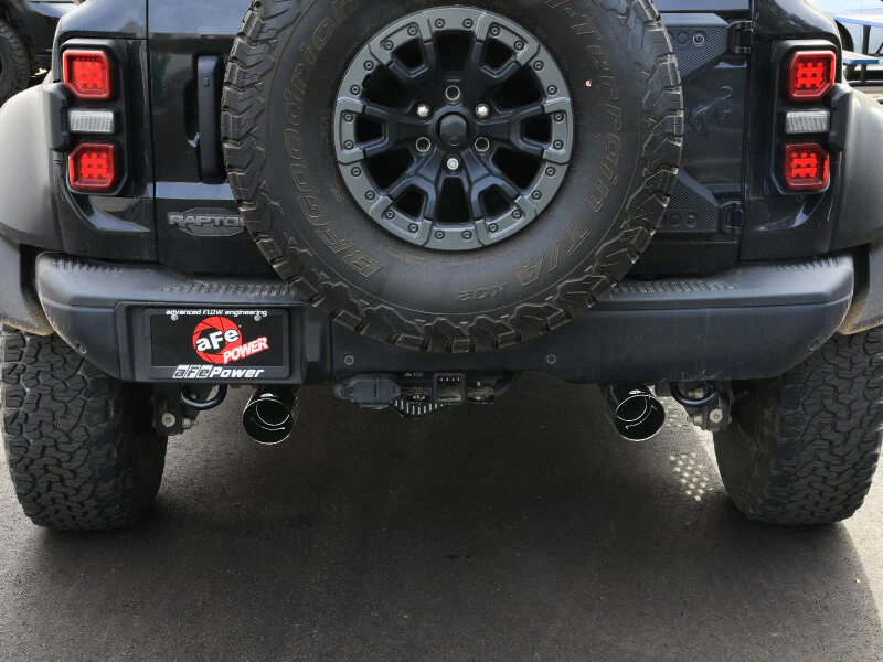 aFe 22-26 Ford Bronco V6 3.0L (tt) Vulcan Series 3in 304SS Cat-Back Exhaust System w/ Black Tips - Image 3