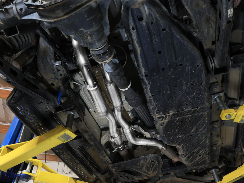 aFe 22-26 Ford Bronco V6 3.0L (tt) Vulcan Series 3in 304SS Cat-Back Exhaust System w/ Black Tips - Image 4