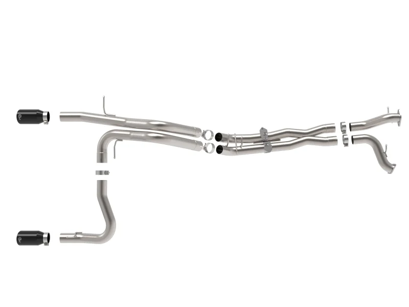 aFe 22-26 Ford Bronco V6 3.0L (tt) Vulcan Series 3in 304SS Cat-Back Exhaust System w/ Black Tips - Image 6