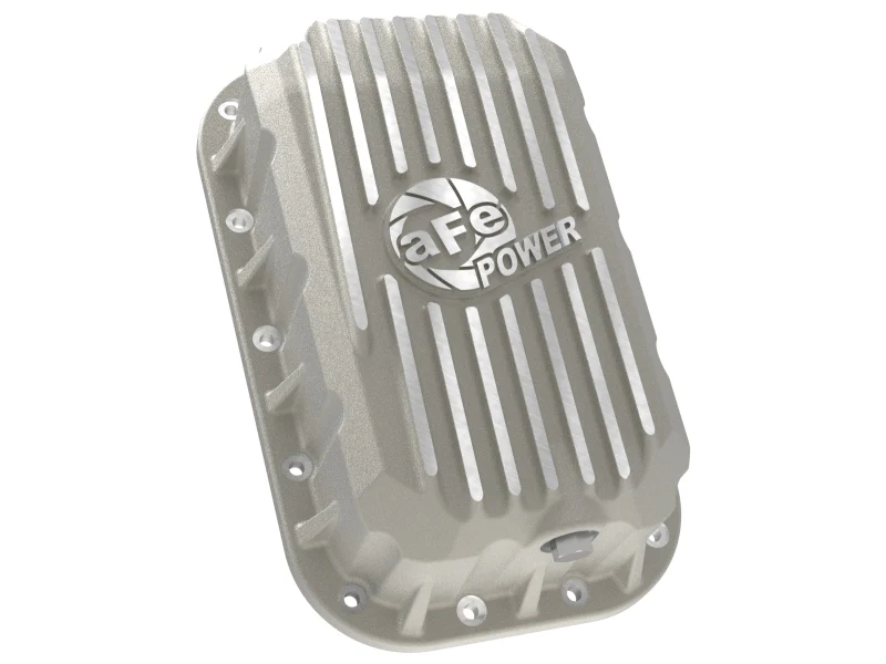 aFe POWER Street Series Engine Oil Pan Raw w/ Machined Fins Jeep Wrangler (JK) 12-18 V6-3.6L - Image 2