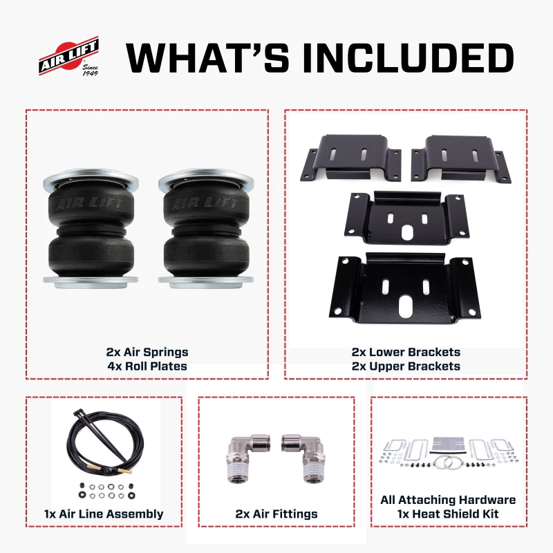 Air Lift 24-26 Ford Ranger 4WD LoadLifter 5000 Air Spring Kit - Image 9