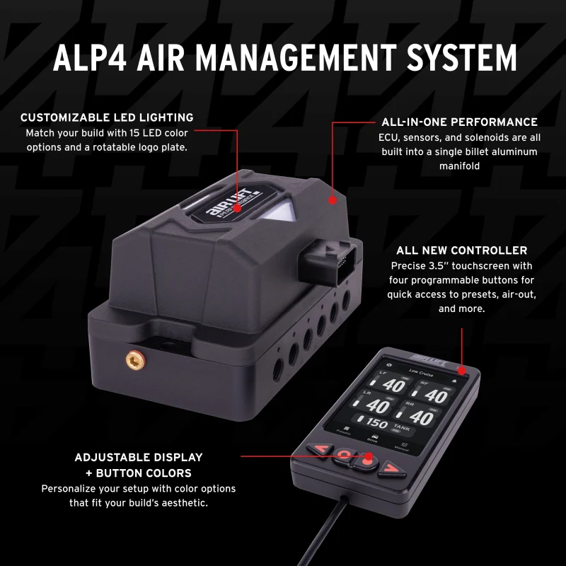 Air Lift ALP4 Upgrade Kit 3/8in Airline (No Tank/Compressor) - Image 3
