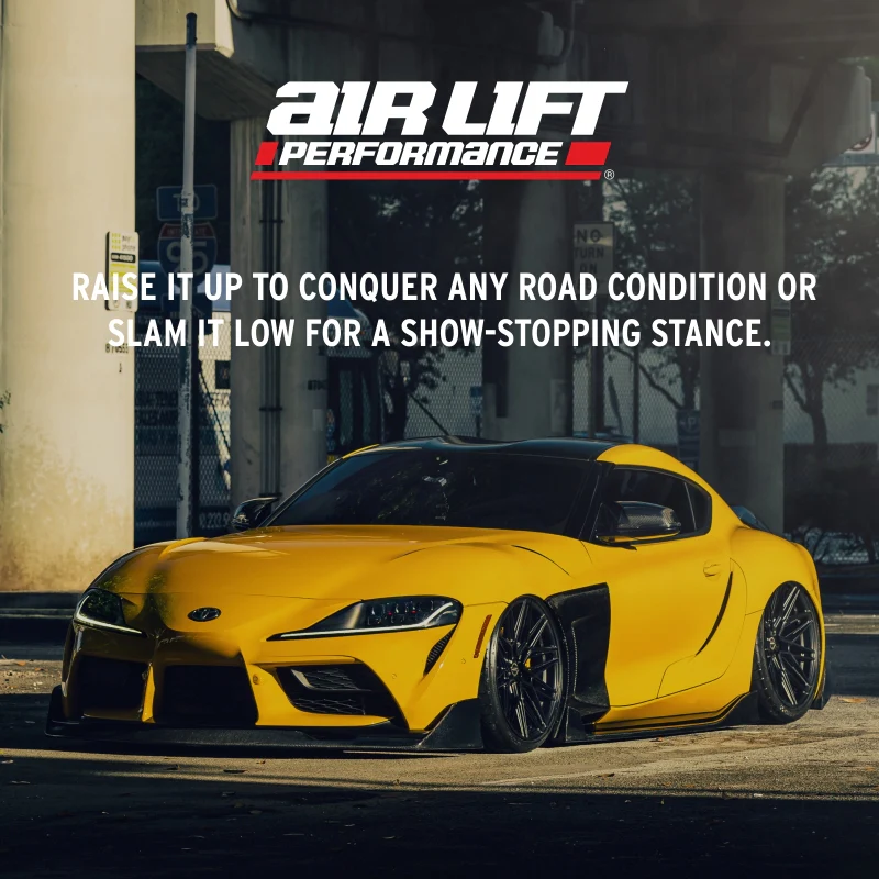 Air Lift Performance 20-24 Toyota GR Supra / 19-24 BMW Z4 (G29) Air Suspension Front Kit - Image 6