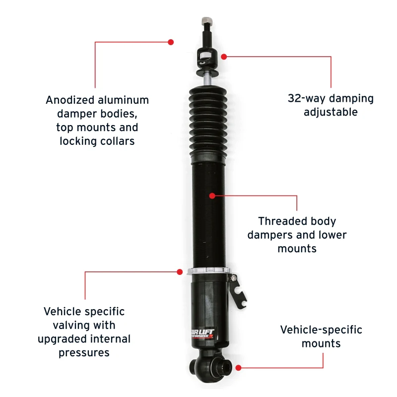 Air Lift Performance 20-24 Toyota GR Supra / 19-24 BMW Z4 (G29) Air Suspension Rear Kit - Image 3