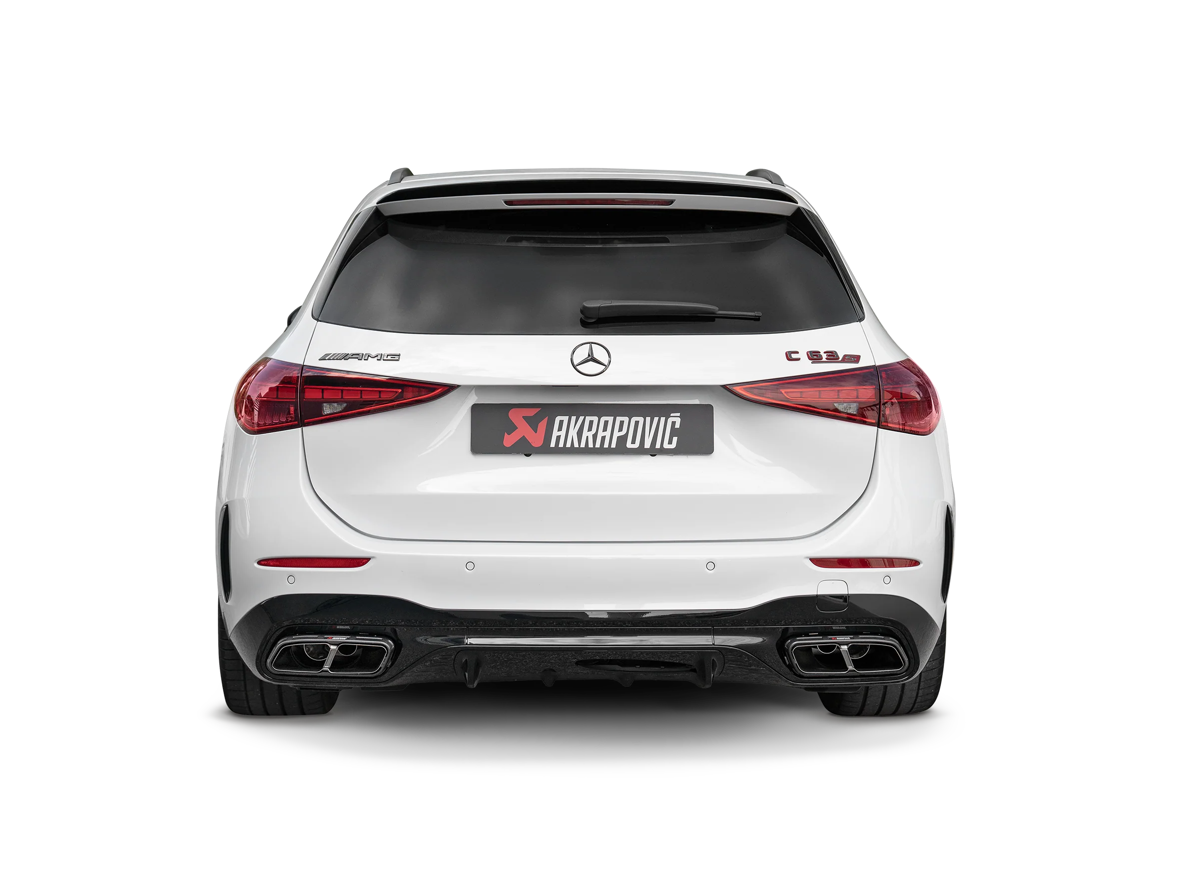 Akrapovic Mercedes-AMG C 63 S E Performance (W206, S206) - Slip-On Line (Titanium) - Image 3