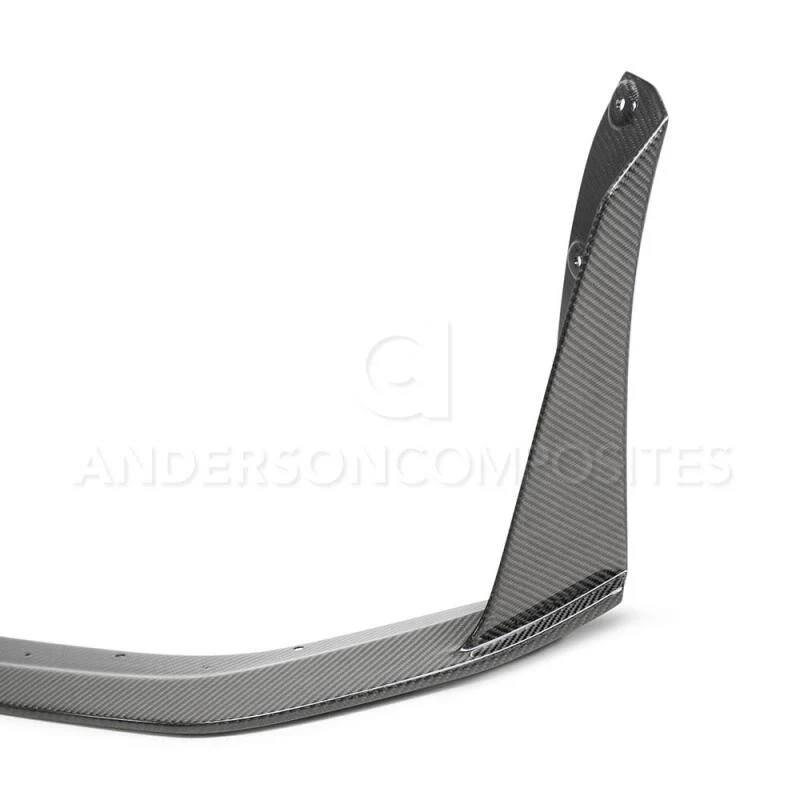 Anderson Composites 2020 Ford Mustang/Shelby GT500 Carbon Fiber Front Splitter Wickers - Image 5