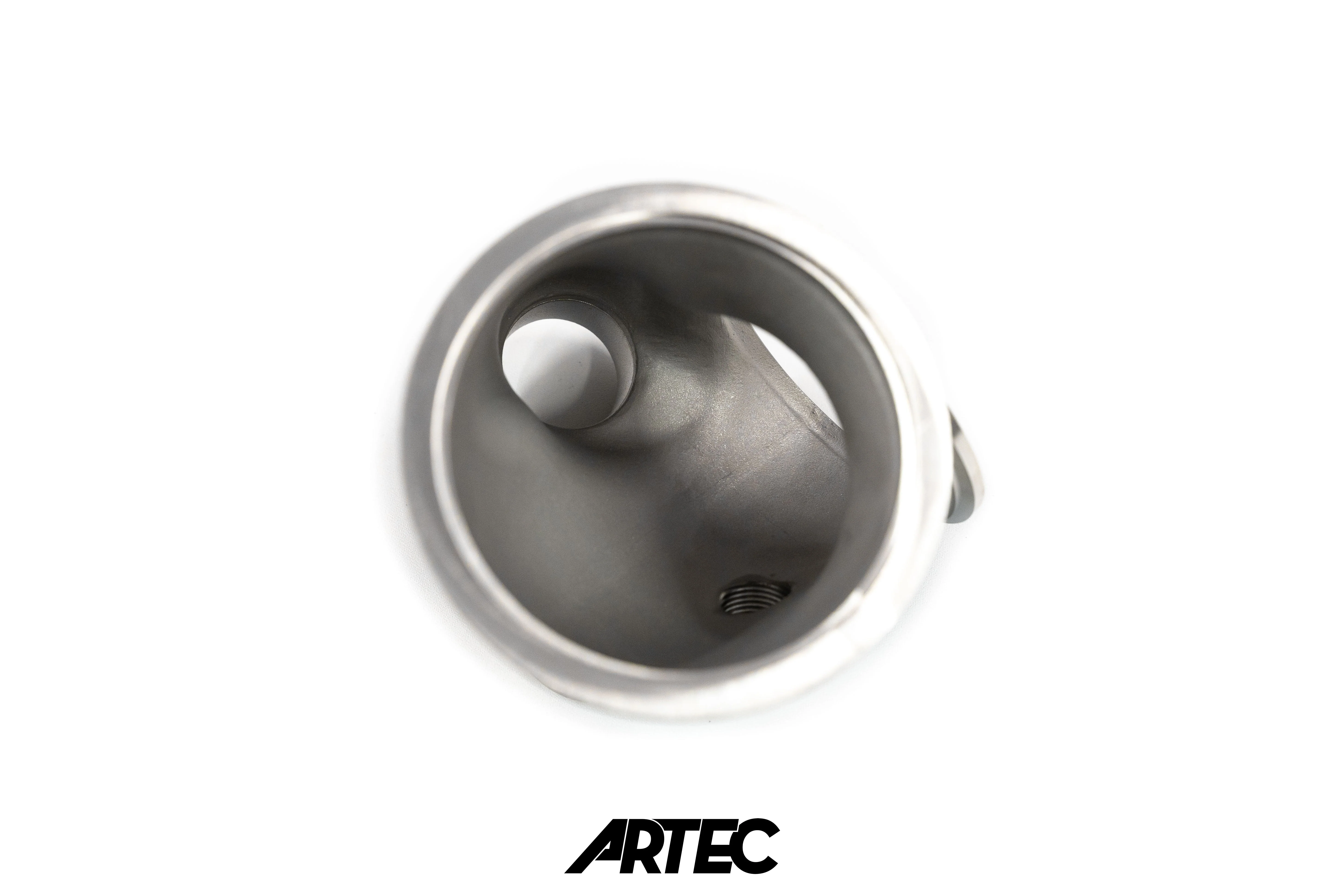ARTEC - Mitsubishi Evo 4-9 Dump Pipe Adapter for Low Mount V-Band Exhaust Manifold - Image 3