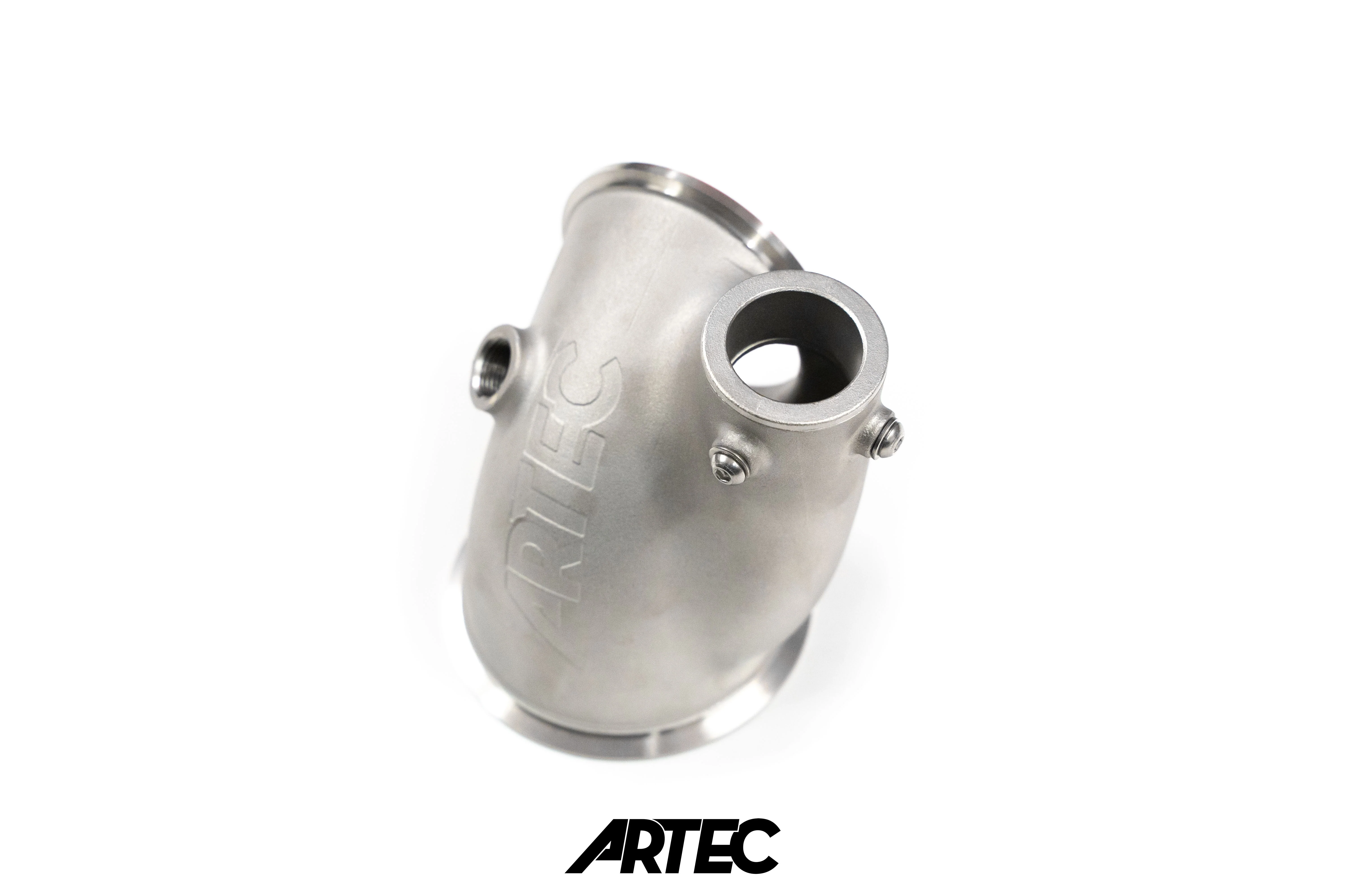 ARTEC - Mitsubishi Evo 4-9 Dump Pipe Adapter for Low Mount V-Band Exhaust Manifold - Image 4