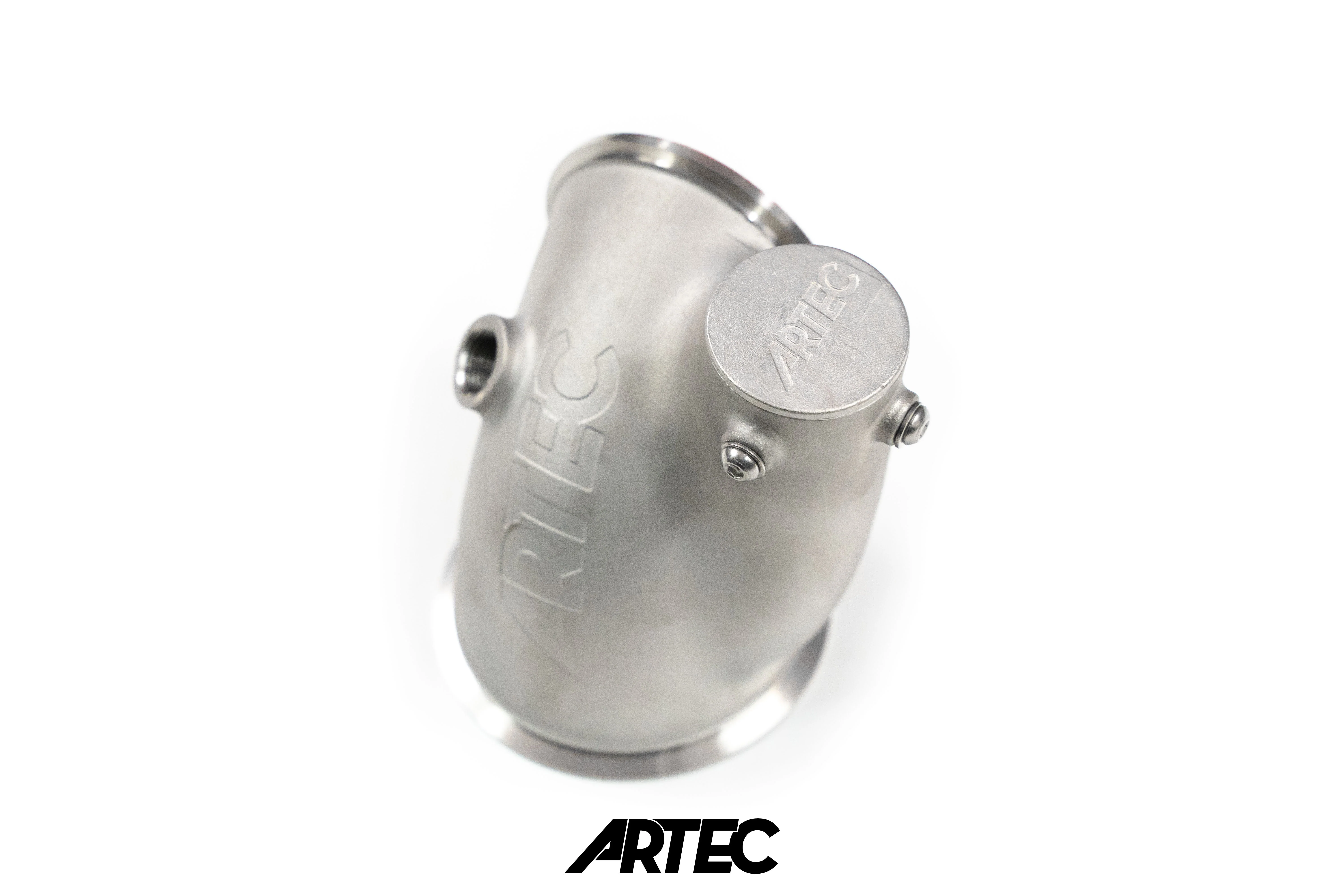 ARTEC - Mitsubishi Evo 4-9 Dump Pipe Adapter for Low Mount V-Band Exhaust Manifold - Image 5