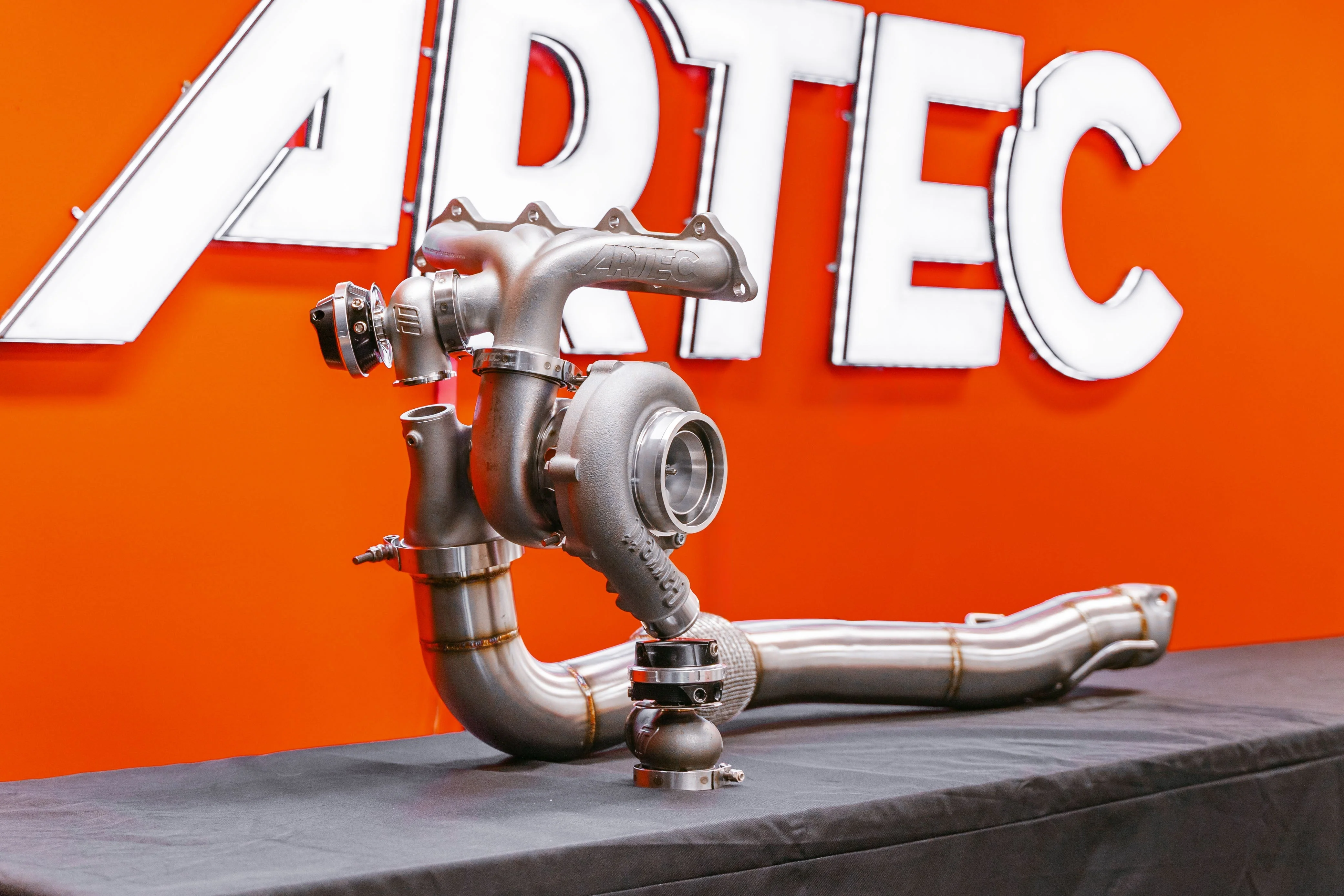 ARTEC - Mitsubishi Evo 4-9 Dump Pipe Adapter for Low Mount V-Band Exhaust Manifold - Image 7