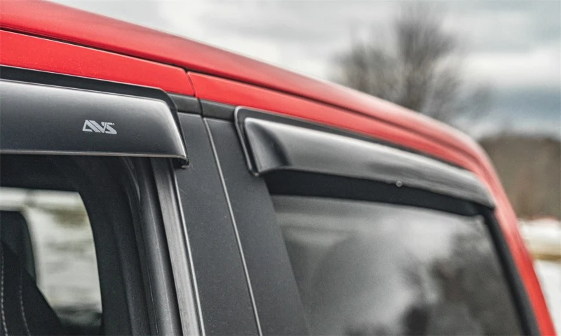 AVS 04-15 Nissan Titan Crew Cab Ventvisor Outside Mount Window Deflectors 4pc - Smoke - Image 7