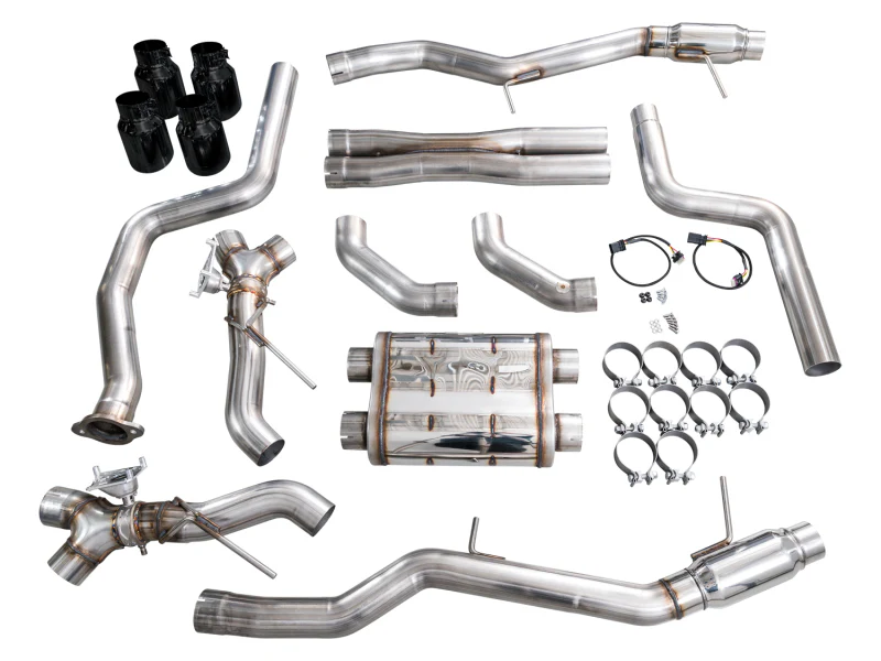 AWE Tuning 22-26 Cadillac CT5-V Blackwing SwitchPath Exhaust - Diamond Black Tips - Image 18