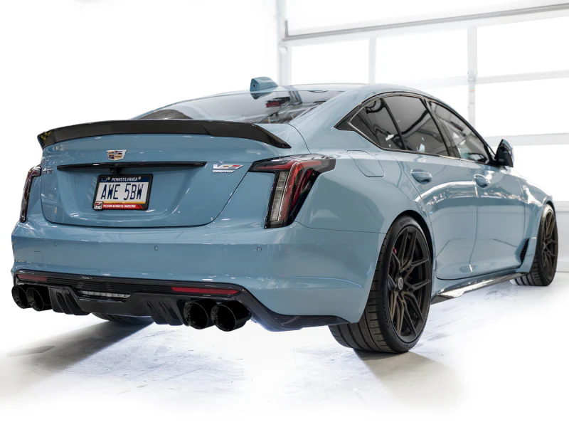 AWE Tuning 22-26 Cadillac CT5-V Blackwing SwitchPath Exhaust - Diamond Black Tips - Image 9