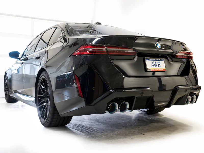 AWE Tuning BMW G90/G99 M5 Touring Edition Cat-Back Exhaust - Chrome Silver Tips - Image 8