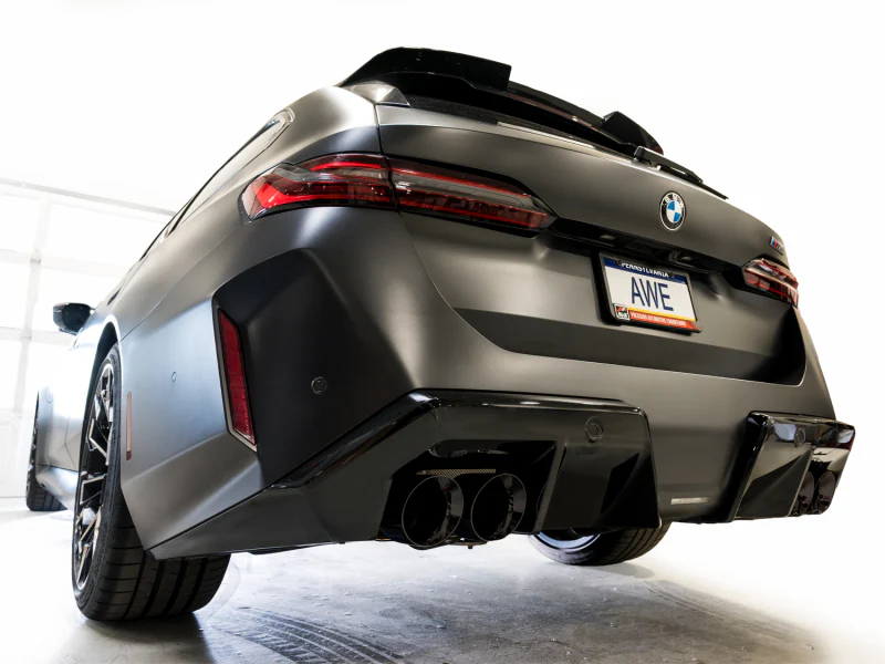 AWE Tuning BMW G90/G99 M5 Touring Edition Cat-Back Exhaust - Diamond Black Tips - Image 10