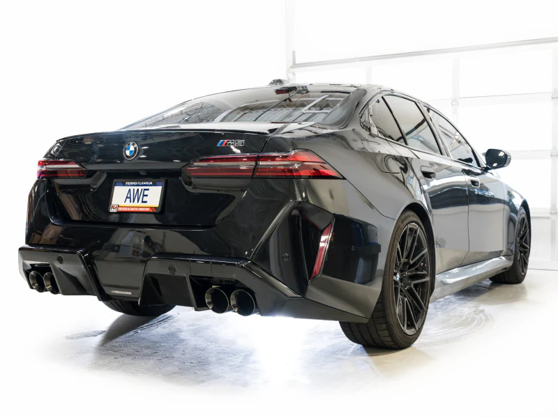 AWE Tuning BMW G90/G99 M5 Track Edition Cat-Back Exhaust - Diamond Black Tips - Image 17