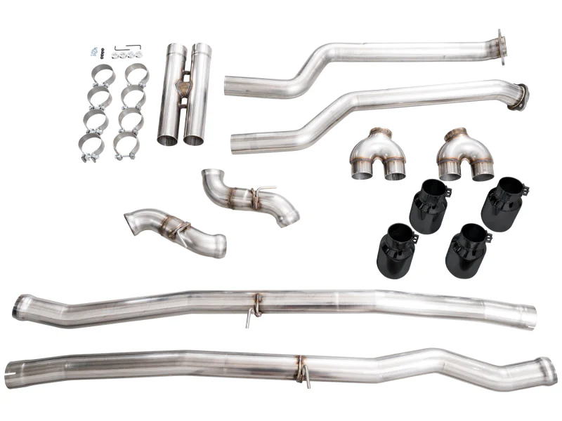 AWE Tuning BMW G90/G99 M5 Track Edition Cat-Back Exhaust - Diamond Black Tips - Image 20