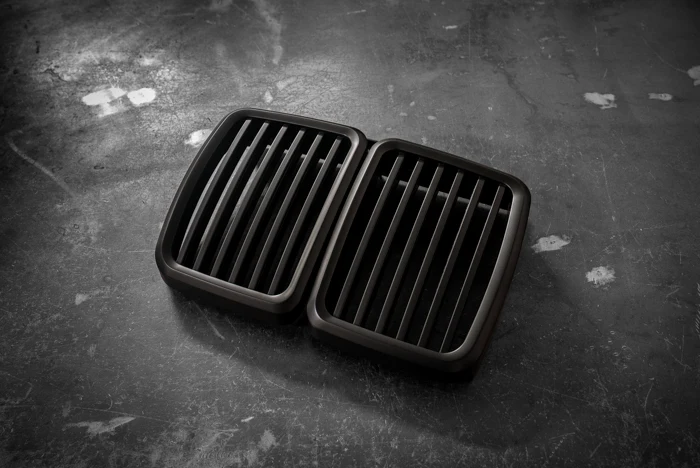 Garagistic - E30 Matte Black Kidney Grill - Aftermarket Replacement (51131945877)
