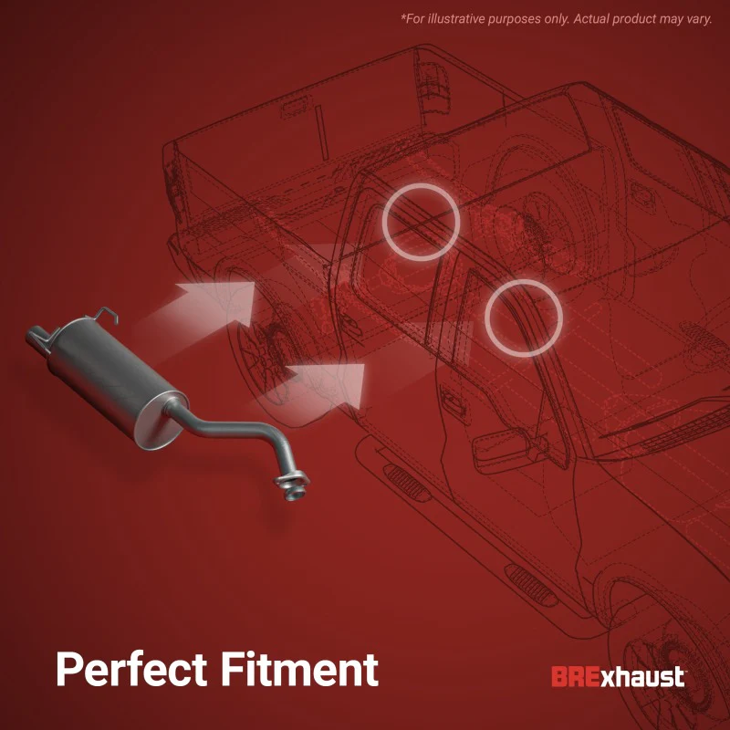 BRExhaust Rear Muffler Kit Replacement Nissan - Image 14