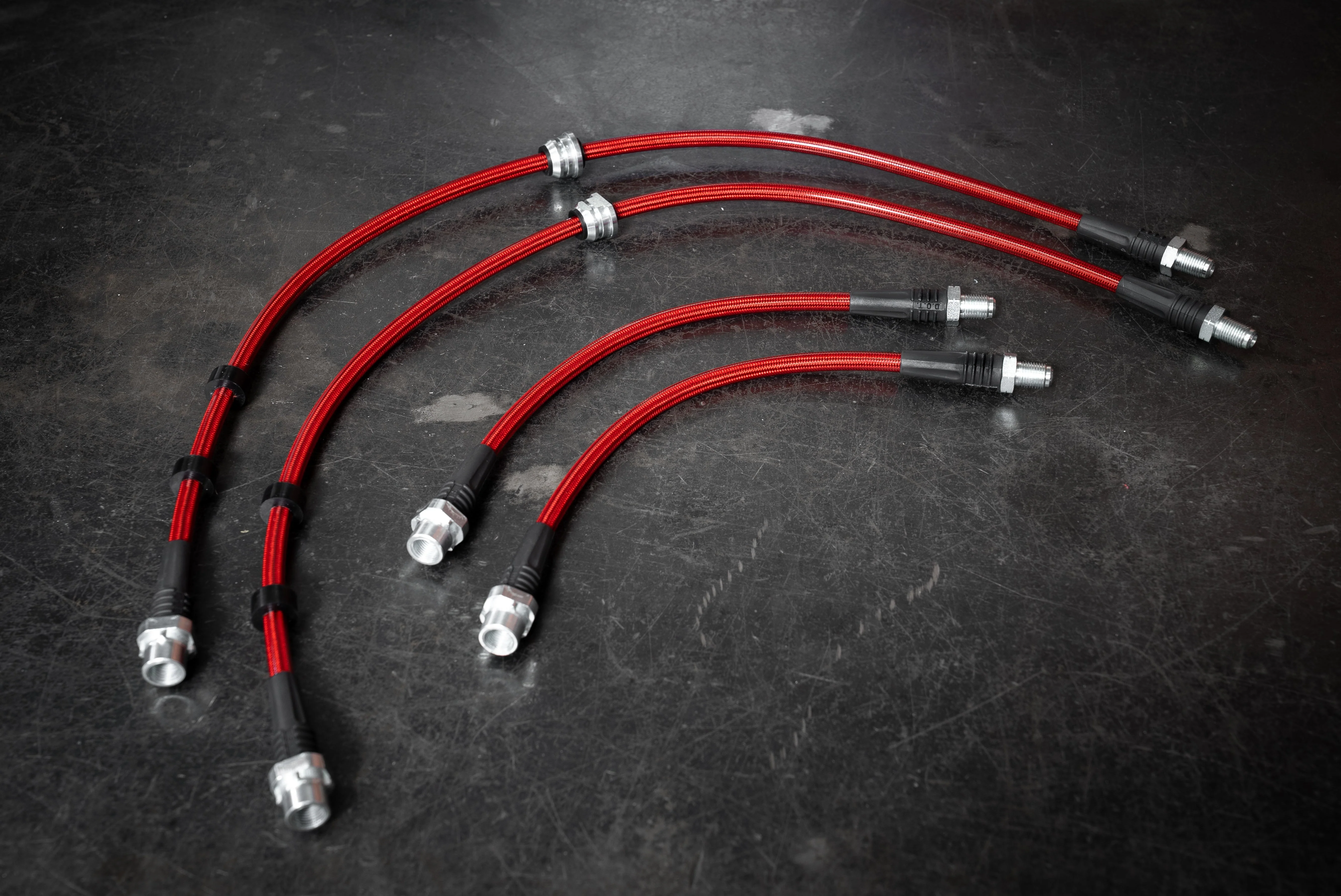 Garagistic - BMW M2 F87 Stainless Steel Complete 6 Brake Line Kit - DOT Compliant