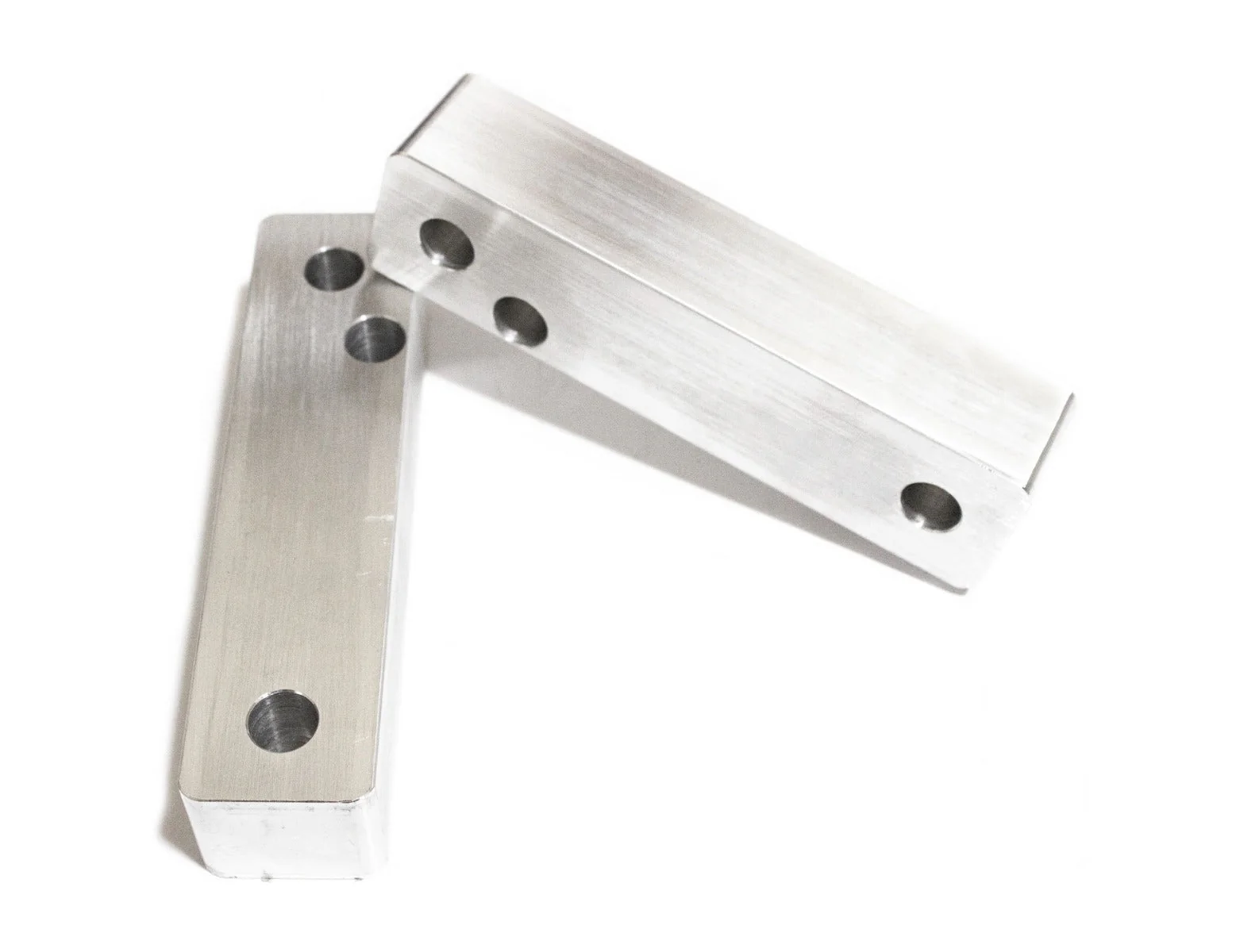 Corolla/Celica Front Frame Spacers, 1.5" Aluminum with bolts - Image 2