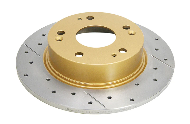 DBA 04-08 Acura TSX Rear Street Series Drilled & Slotted Rotor w/Gold Hat
