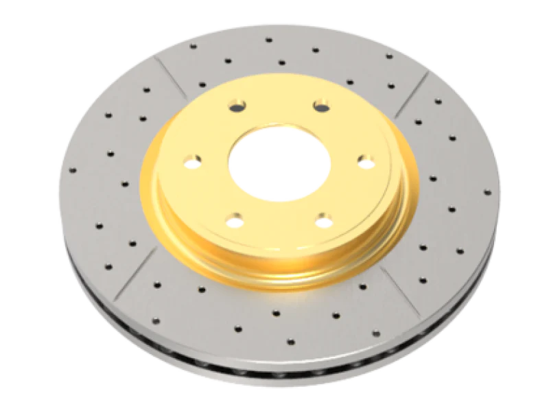 DBA 09-22 Dodge Ram 2500 RWD Rear Street Series Drilled & Slotted Rotor w/Gold Hat