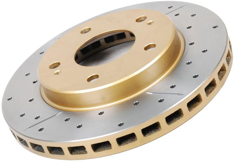 DBA 10-23 Lexus GX460 Rear Street Series Drilled & Slotted Rotor w/Gold Hat