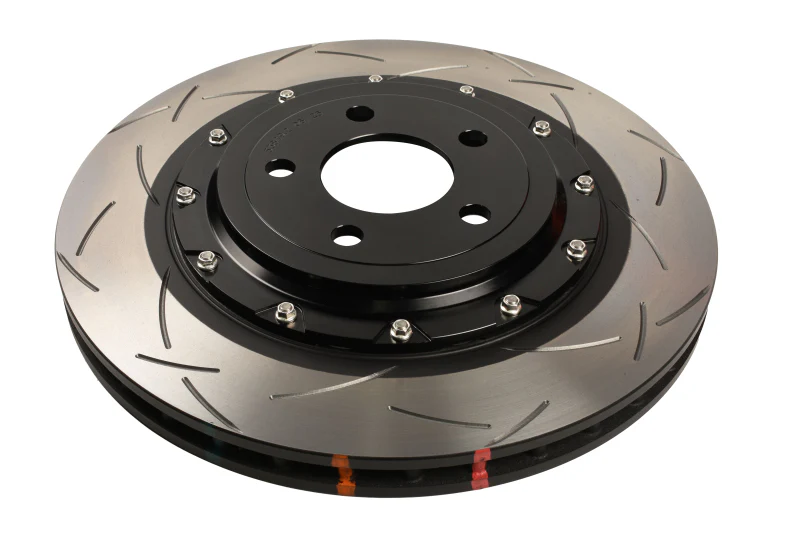 DBA 24-26 Ford Mustang (390mm Front Rotor) Rear 5000 Series Slotted Rotor (w/Black Hat)