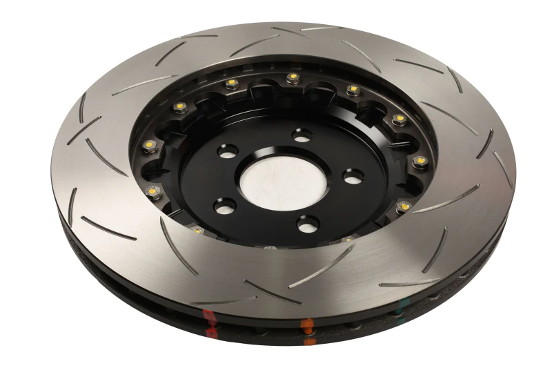 DBA 24-26 Ford Mustang (390mm Front Rotor) Rear 5000 Series Slotted Rotor (w/Black Hat) - Image 2