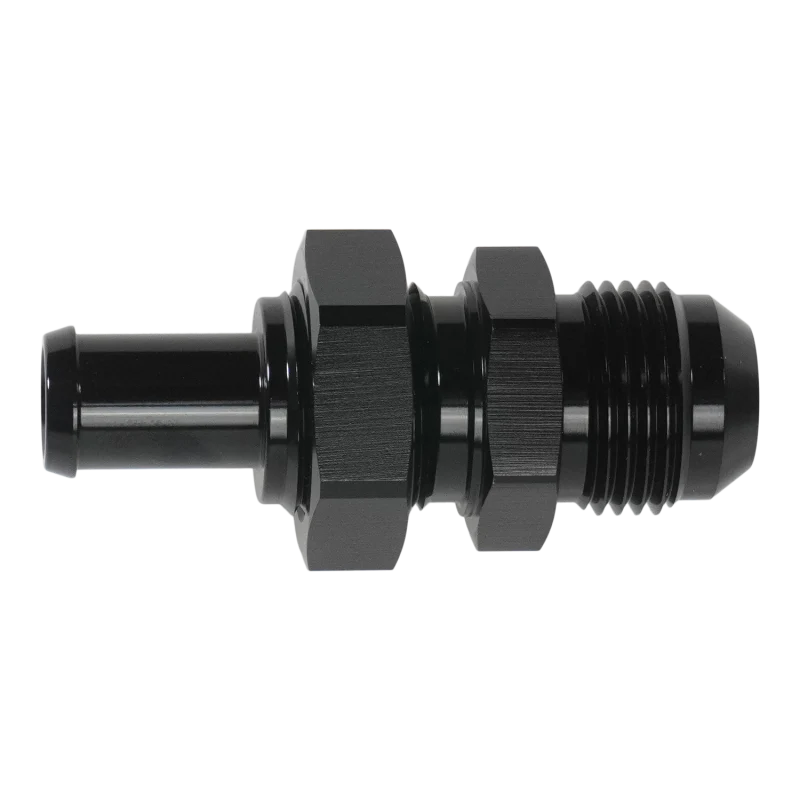 DeatschWerks 10AN Male Flare Bulkhead to 1/2in Hose Barb Straight