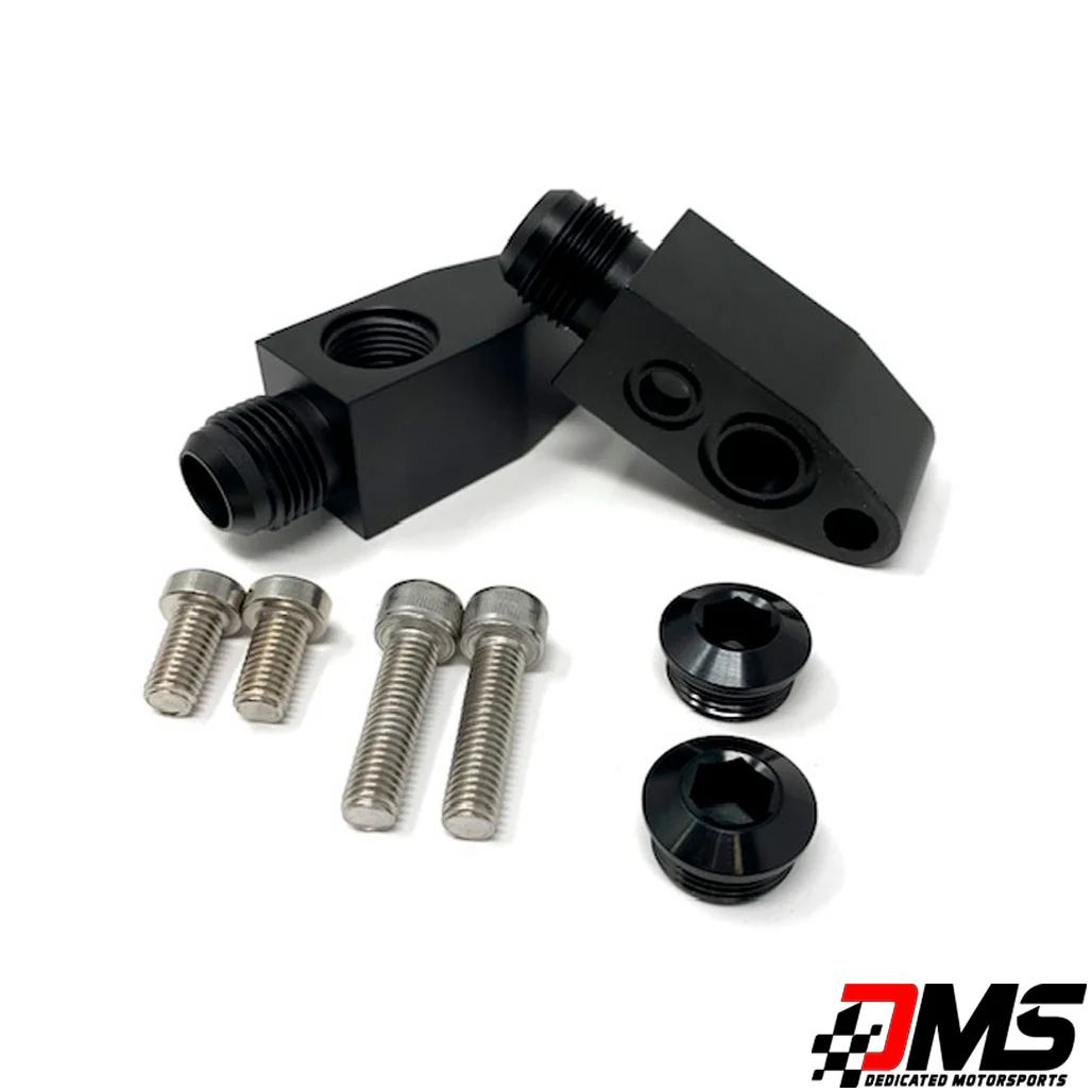 Dedicated Motorsports - 10an Low Pro Turbo Drains Garrett, VS, Xona PAIR - Image 2