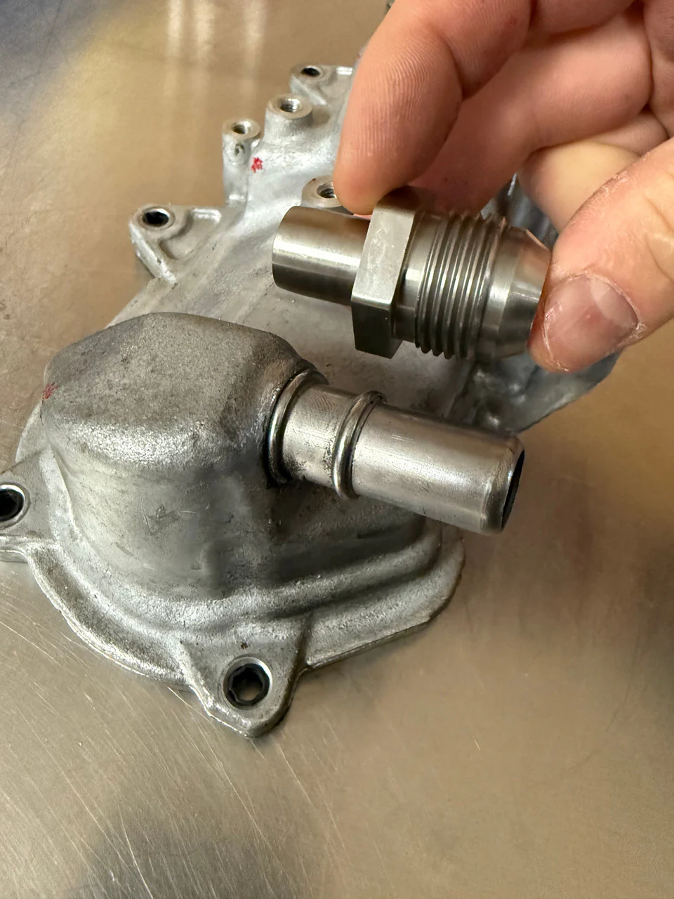Dedicated Motorsports - 12an Press in valve cover fittings for LT valve covers - Image 4