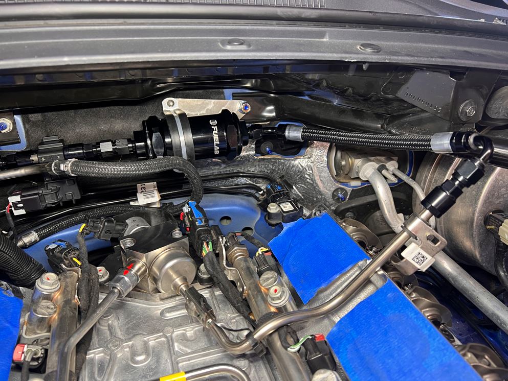 Dedicated Motorsports - Camaro ZL1 6 Micron Fuel Filter Kit with High Power Feed Line - Image 3