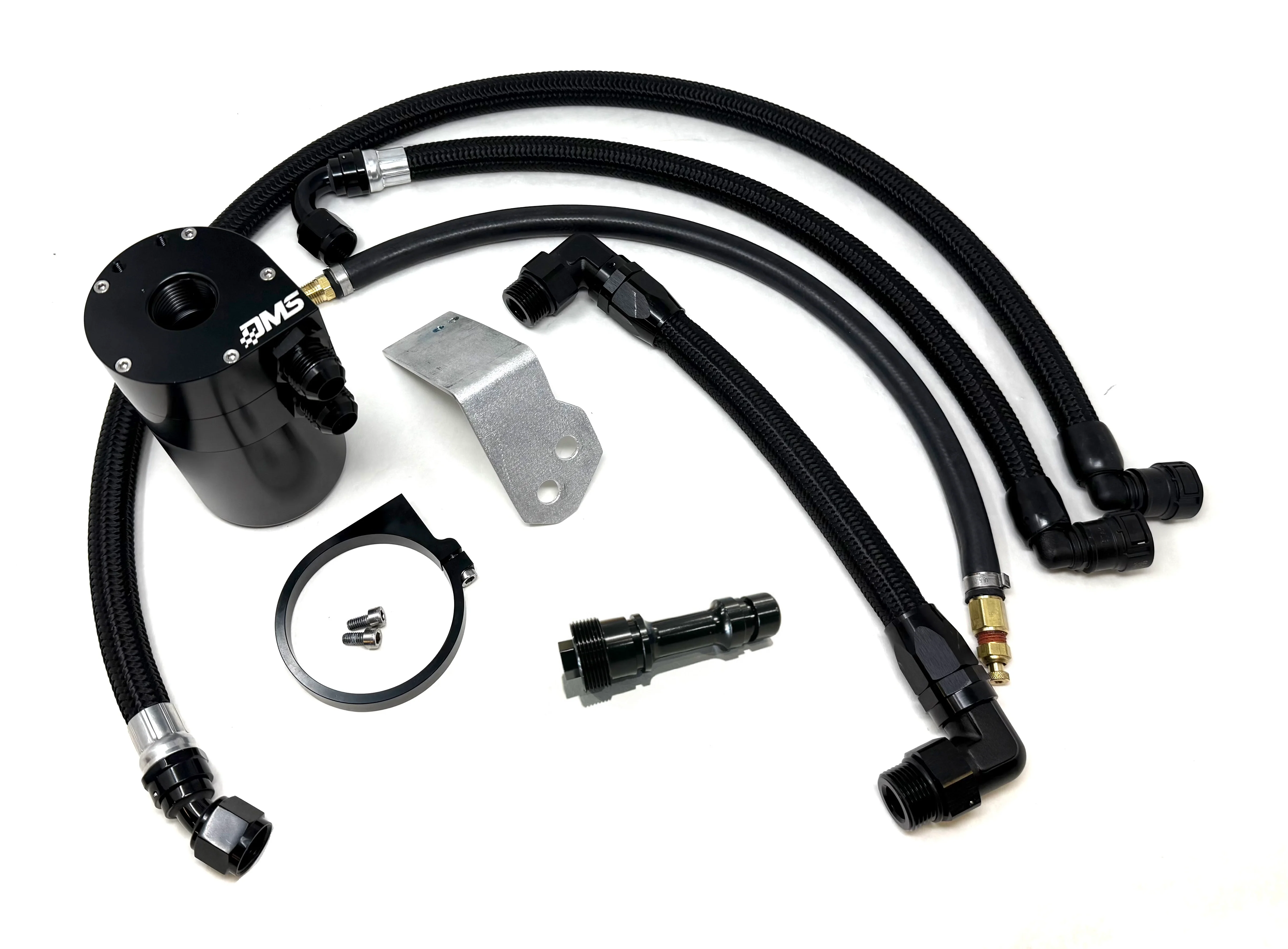 Dedicated Motorsports - DMS Dual -10an Billet Catch Can Kit - Recirculated - Image 2