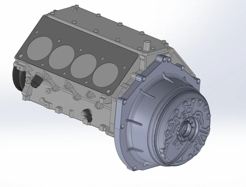 DomiWorks Engineering - Chevy LS/LT/SB/BB Ultim8HP Bellhousing Kit - Image 5