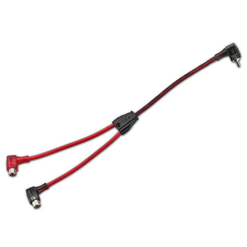 DS18 Level 2 RCA Wire Y Connector 1 Male to 2 Females Smart 90-Degree Connectors - Image 3