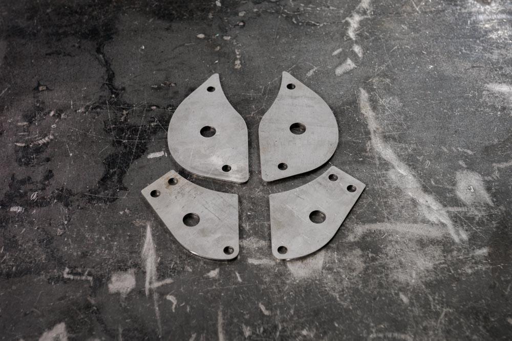 Garagistic - E36 Rear Subframe Mount Chassis Reinforcement Plates