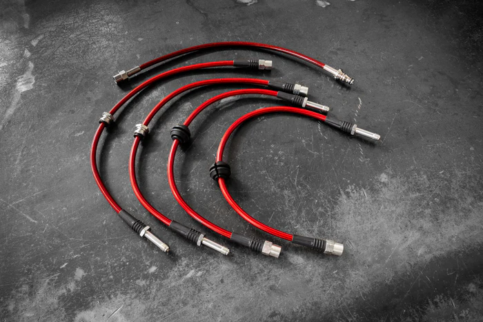 Garagistic - E46 M3 Stainless Steel Complete 4 Brake Line Kit - DOT Compliant - Image 6