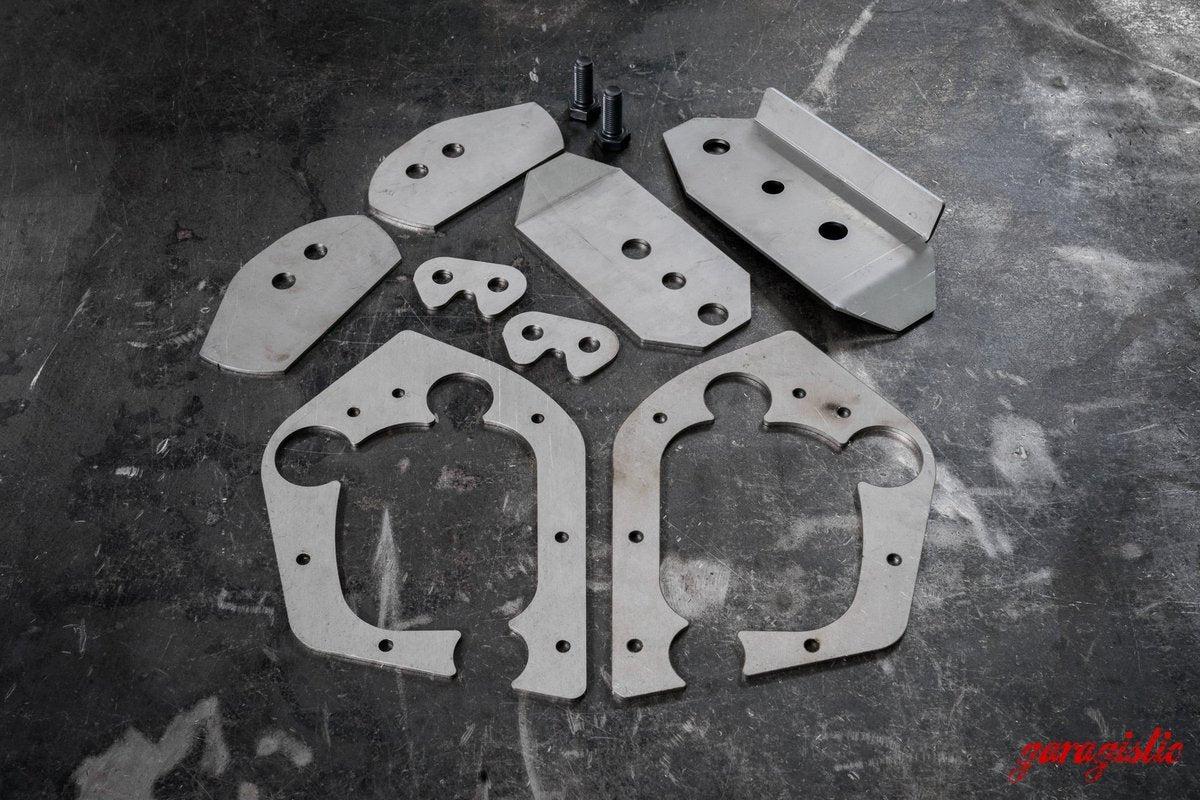 Garagistic - E46 Rear Chassis Reinforcement Kit (+ Pocket Reinforcements)