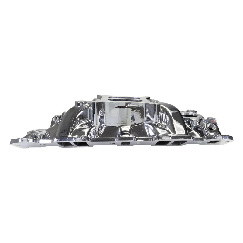 Edelbrock Chevy SB Performer EPS Intake Manifold w/ Oil Fill Tube - Chrome Plasma - Image 5