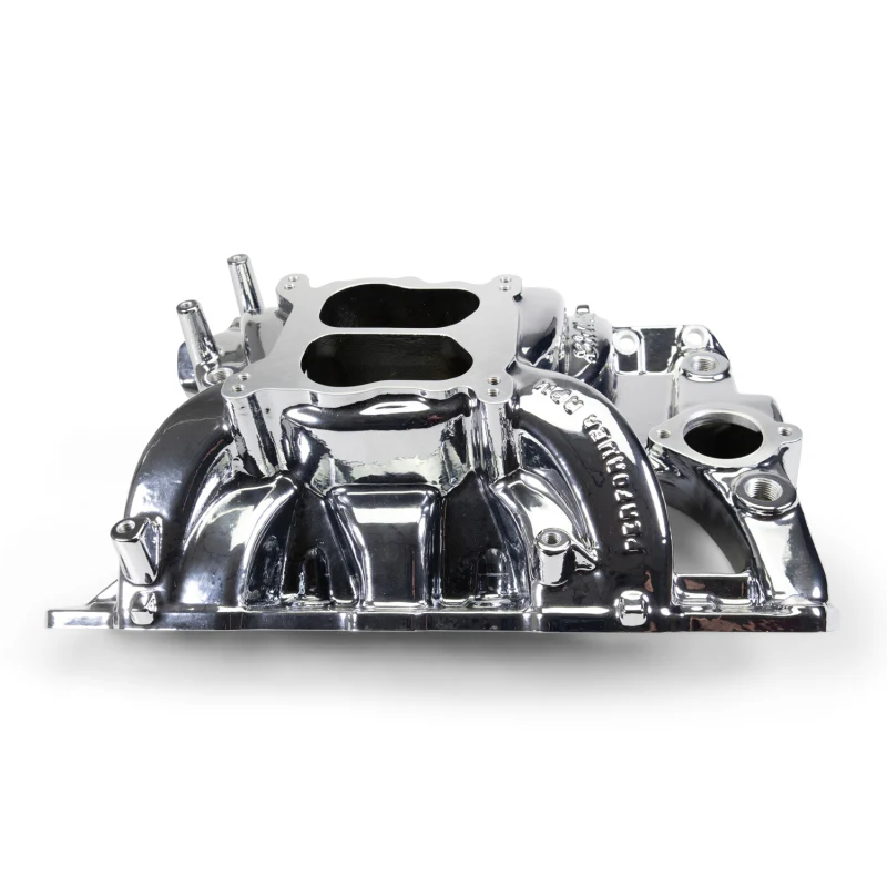 Edelbrock Pontiac 326-455 Performer RPM Intake Manifold - Chrome Plasma Finish - Image 7