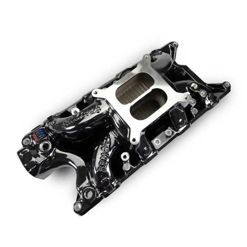 Edelbrock RPM Air-Gap Intake Manifold for Small-Block Ford - Black Plasma Finish - Image 4