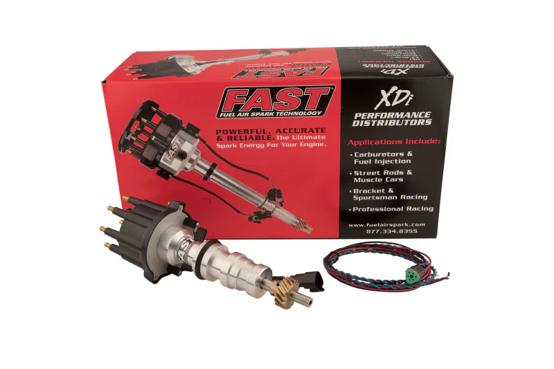 Fast Distributor, Xdi Race Efi For Small Cap Ford Fe W/ Bronze Gear - Image 2