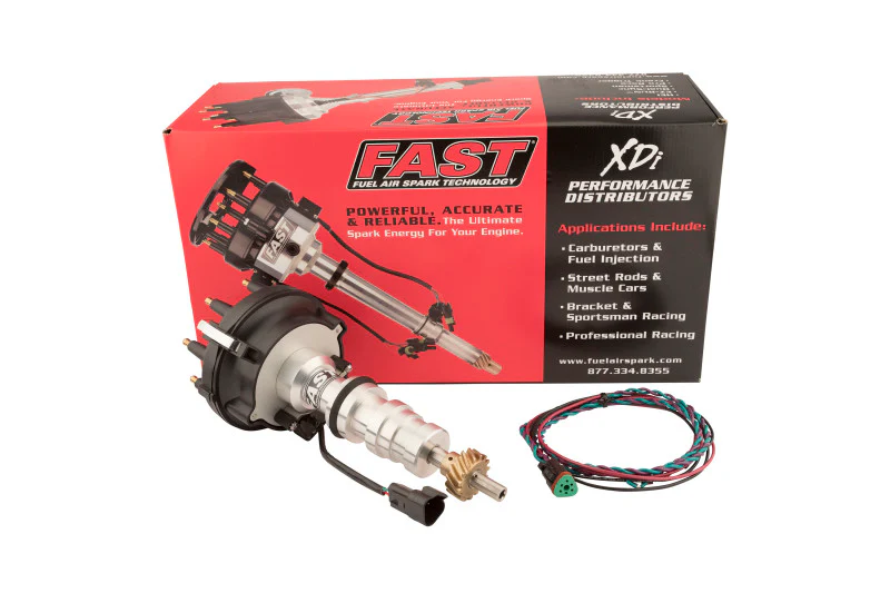 Fast Distributor, Xdi Race Efi Large Cap Ford Fe W/ Bronze Gear - Image 2
