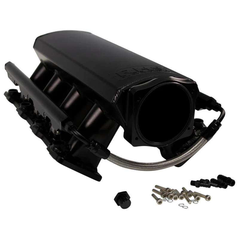 Fast Intake Manifold, Rhs Sheet Met Al, Ls Cathedral Port, Black W/ Fuel Rail Kit - Image 4