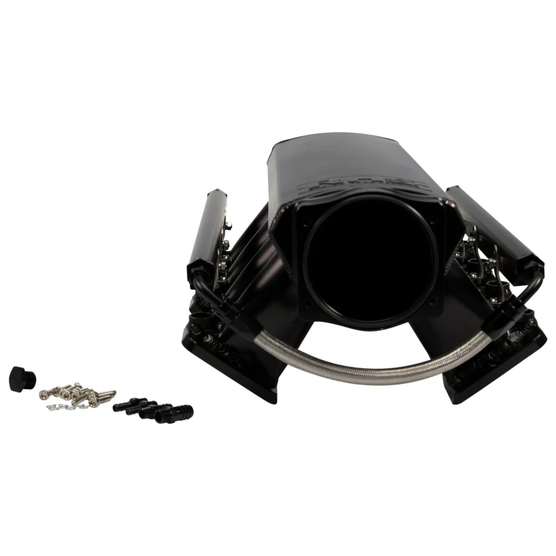 Fast Intake Manifold, Rhs Sheet Met Al, Ls Cathedral Port, Black W/ Fuel Rail Kit - Image 6