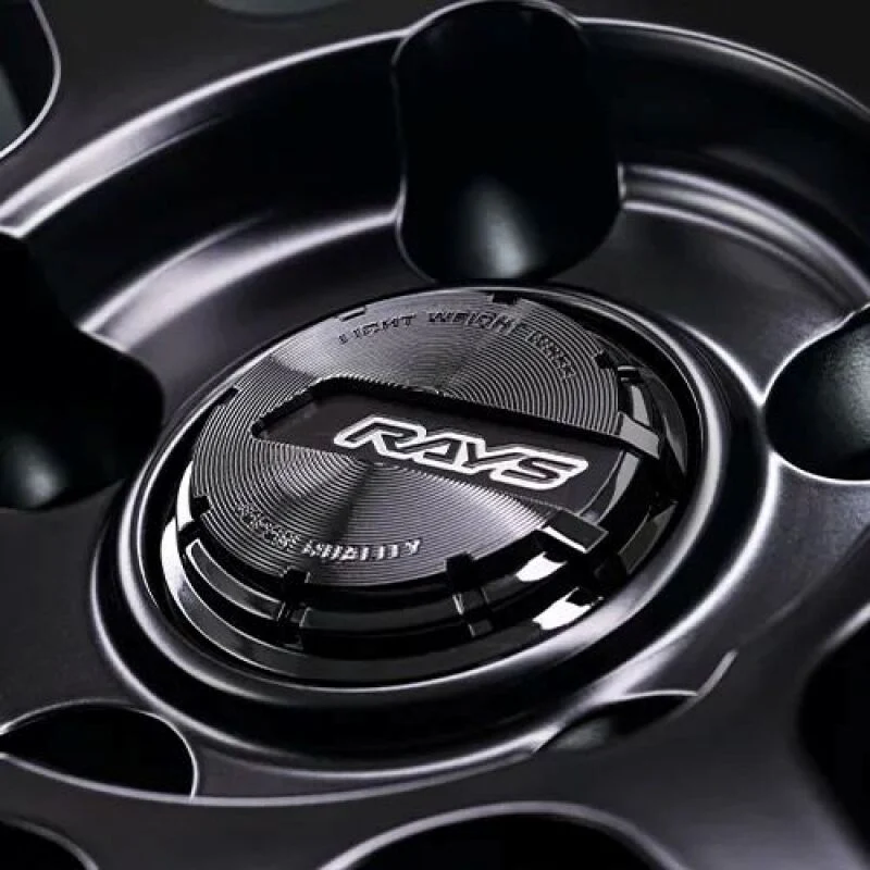 Gram Lights 57NR LIMITED II 18x8.5 +38 5-112 Semigloss Black Wheel w/ Black Cap/Stickers/Air Valve - Image 2